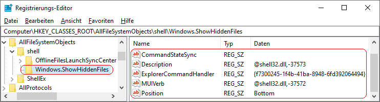 Windows.ShowHiddenFiles
