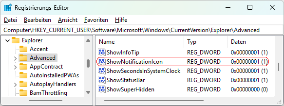 ShowNotificationIcon