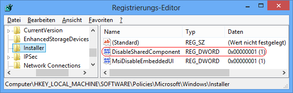 DisableSharedComponent