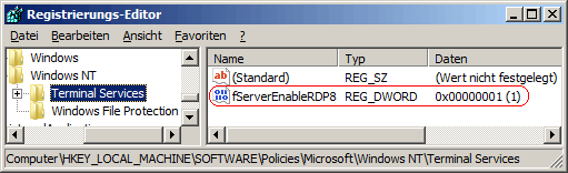 fServerEnableRDP8