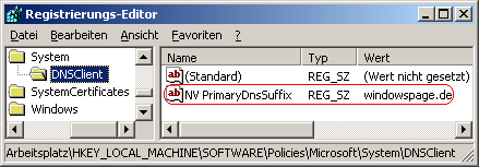 NV PrimaryDnsSuffix