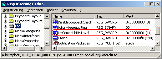 LmCompatibilityLevel