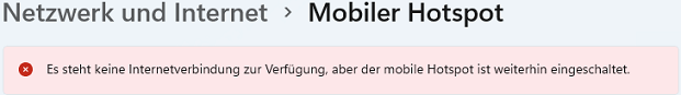 Mobiler Hotspot