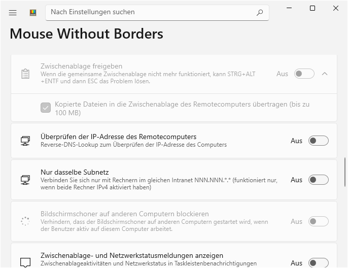 Bildschirmschoner auf anderen Computern blockieren