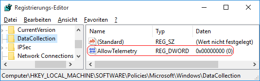 AllowTelemetry