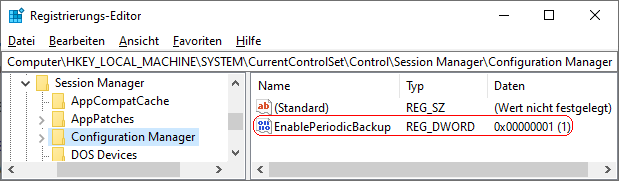 EnablePeriodicBackup