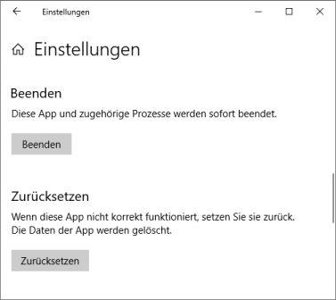 App-Einstellungen