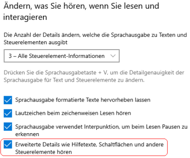 Sprachausgabe