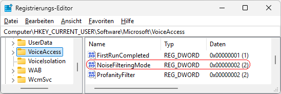 NoiseFilteringMode