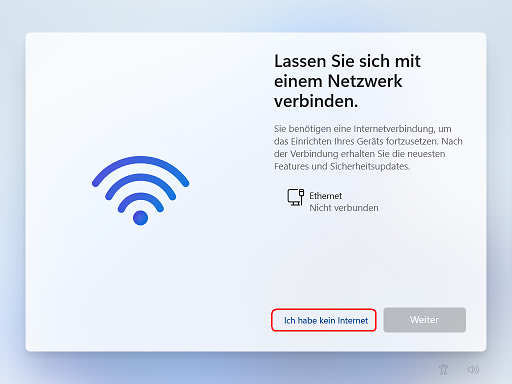 Lassen Sie sich mit dem Netzwerk verbinden