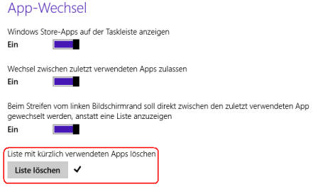 App-Wechsel